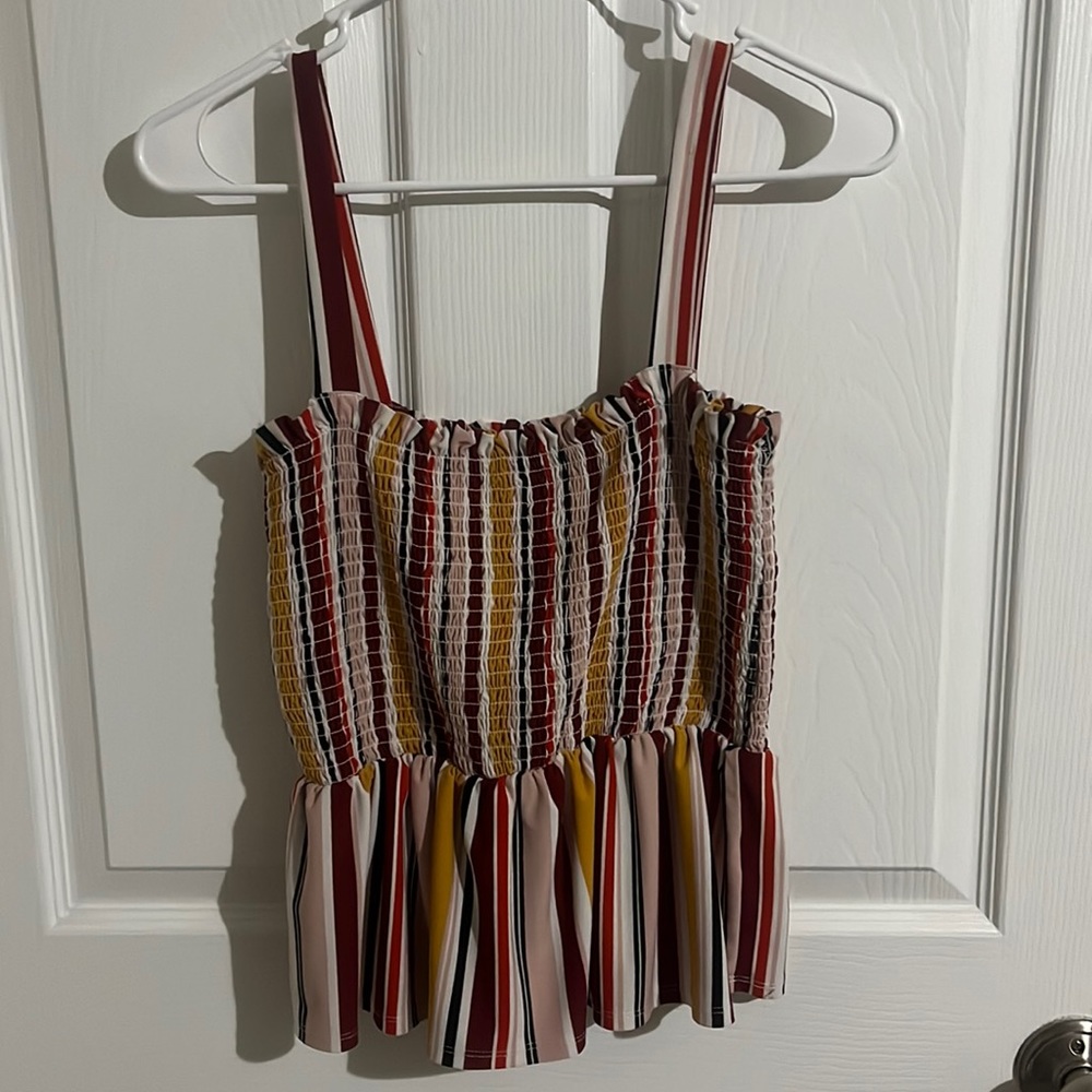 Striped tank top